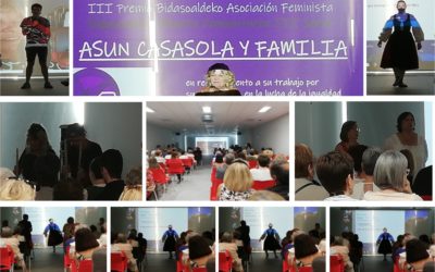 Homenaje y premio a Asun Casasola y Familia