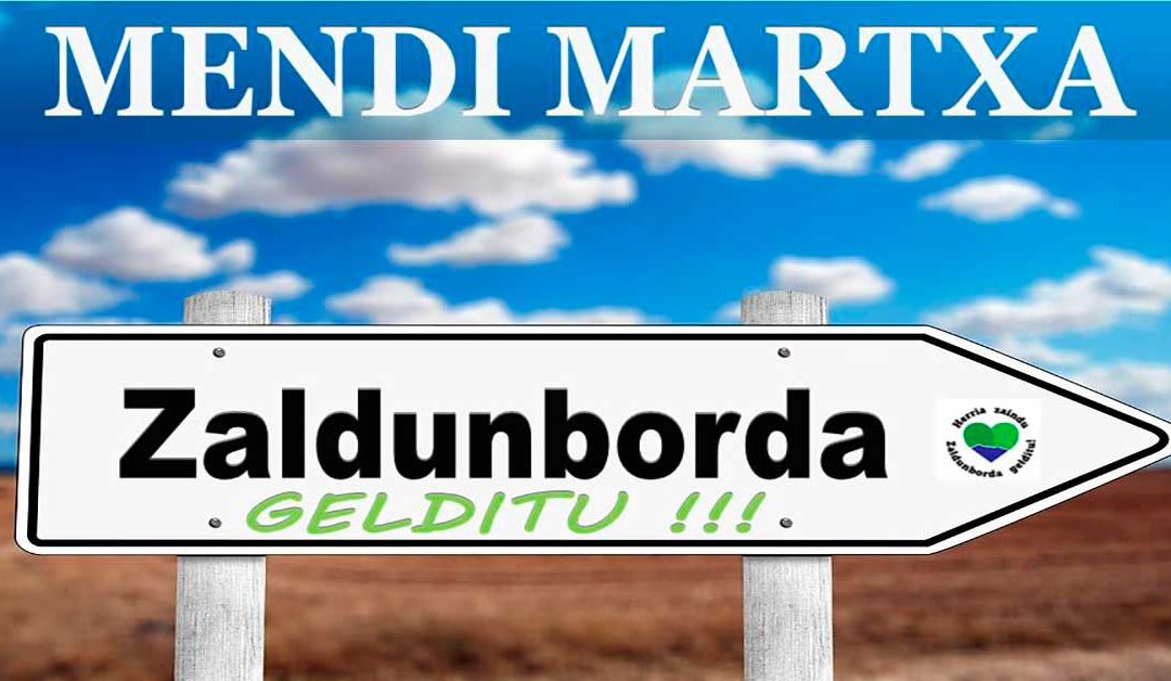 MENDI MARTXA ZALDUNBORDA