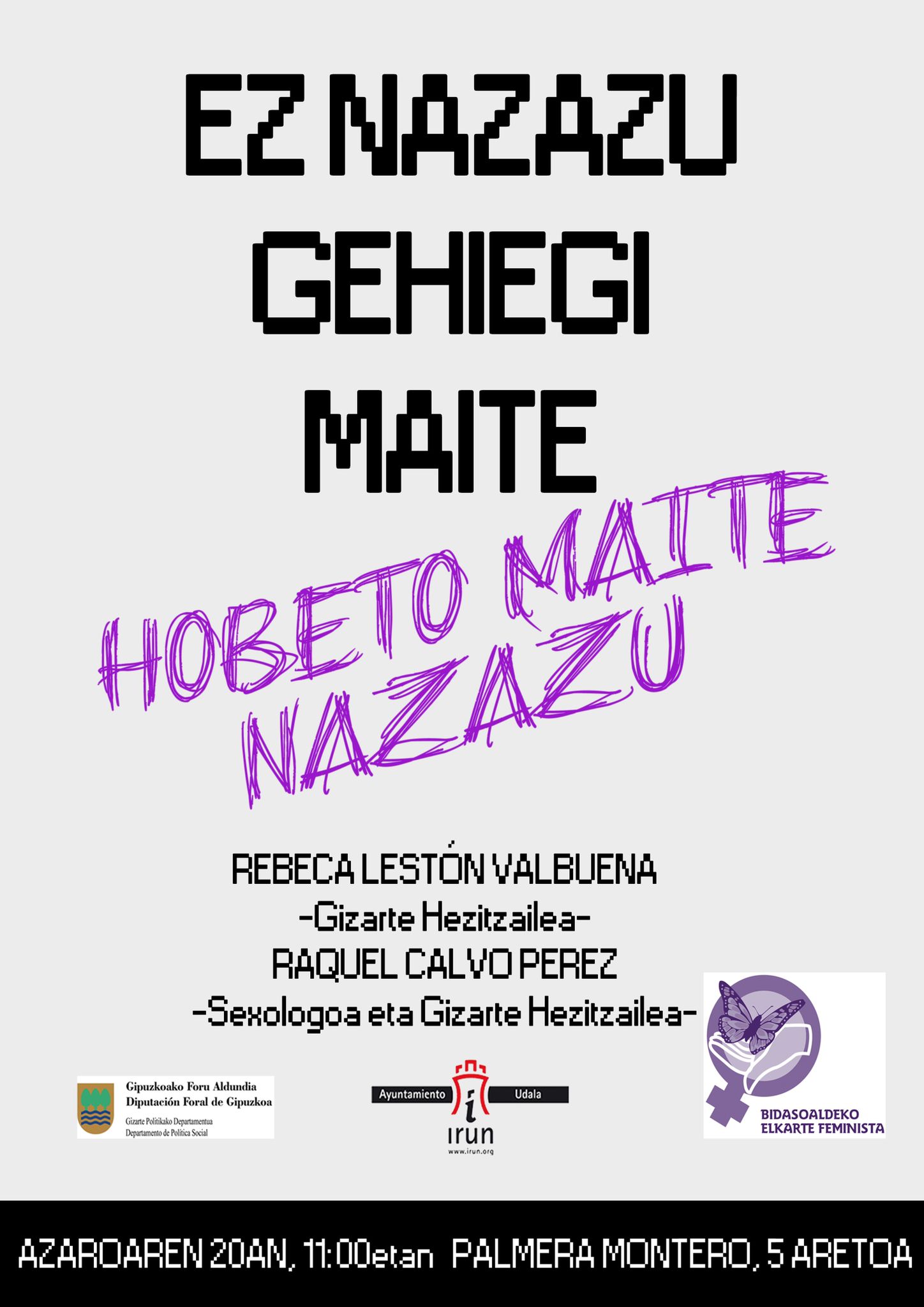 EZ NAZAZU GEHIEGI MAITE HOBETO MAITE NAZAZU